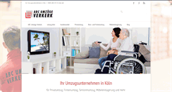 Desktop Screenshot of abc-umzuege.de